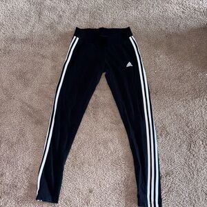 (M) Black Adidas Leggings